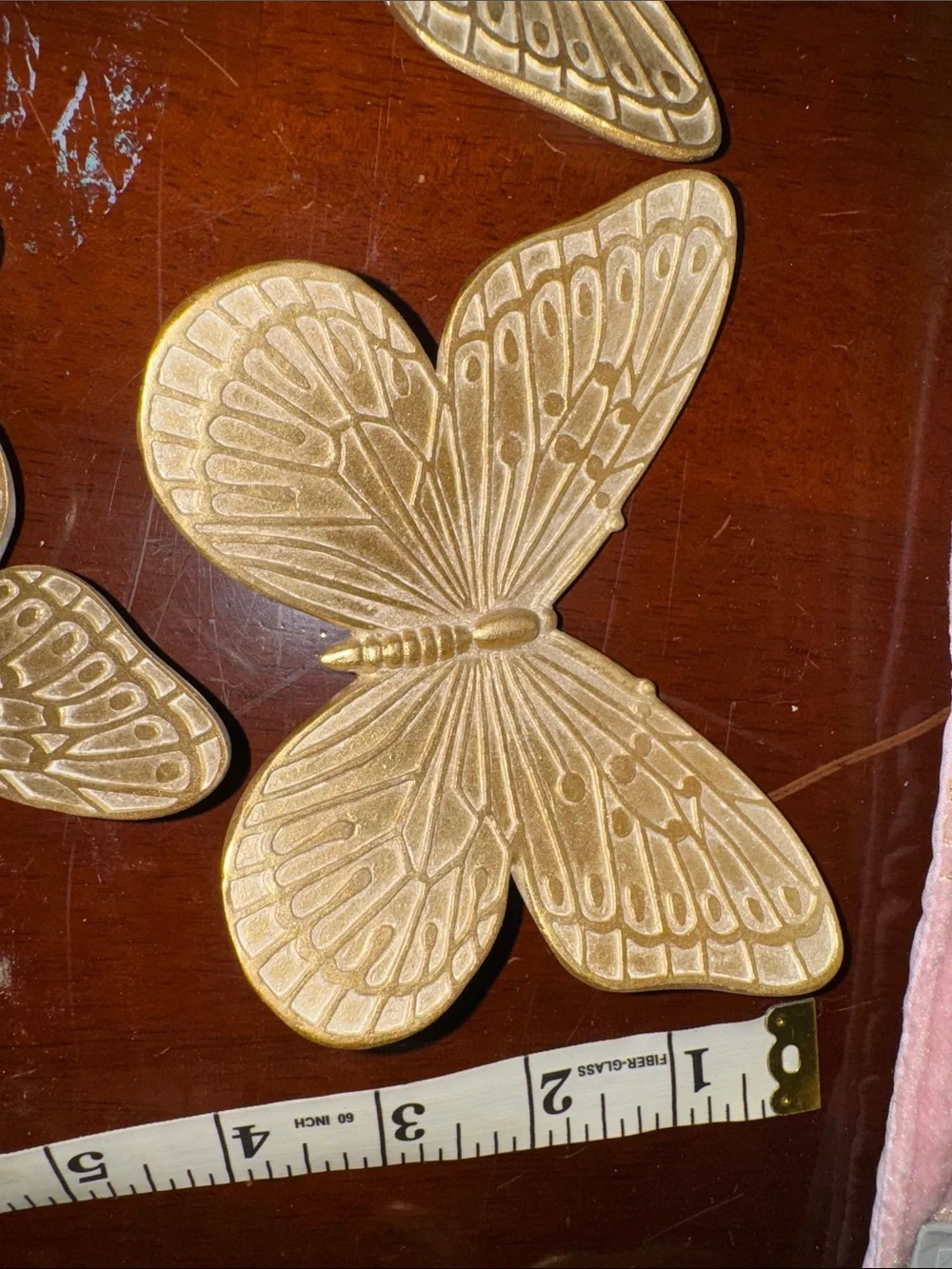 Gold Butterfly Wall Accent Set - 8 Decorative Home Wall Decor